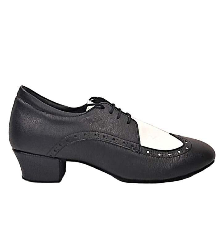 556 Latin Black & White Leather